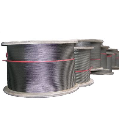 Ατσάλινο σύρμα AISI304 304L 316 316L 6 x 7 FC / IWS Ατσάλινο καλώδιο 1/16