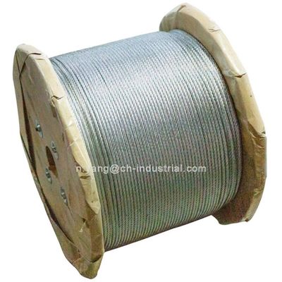Μη κράμα Ζυθοποιημένα 12mm ατσάλινα καλώδια σχοινί σύρματα 6x19 για την ικανοποίηση των πελατών