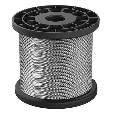 7x19 1x19 8mm Ατσάλινο 304 καλώδιο SS καλώδιο 316 304 Ατσάλινο καλώδιο σχοινί για μπαλοστάρα