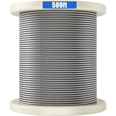 Υψηλής αντοχής καλώδιο αεροσκάφους 500FT 1x19 7x7 7x19 T316
