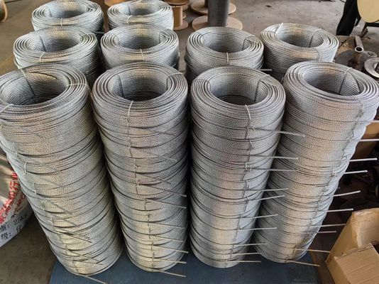 Φωτεινό συμπιεσμένο ατσάλινο σύρμα 4Vx39S 5FC 4 Strand Flat No Rotating Ungalvanized Steel Wire