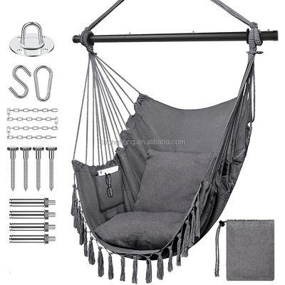 100*130cm 320g πολυεστέρα- βαμβάκι Κρεμάσιμο σχοινί Κουνούμενη Αμάκη με δύο μαξιλάρια