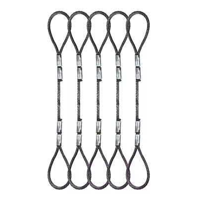 Καλή τιμή. Γαλβανισμένο συρματόσχοινο με θηλιές σε απευθείας σύνδεση