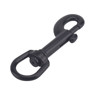 Καλή τιμή. Άμεση περιστροφή μετάλλου Snap Black Carabiner Hook για την αγορά της βαριάς βιομηχανίας σε απευθείας σύνδεση
