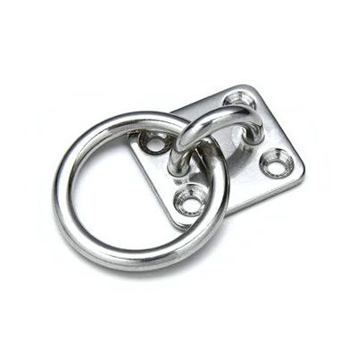 Στρογγυλό δαχτυλίδι από ανοξείδωτο χάλυβα Διαμαντένιο πακέτο Πλάκα ματιών Εφοδιαστικό υλικό Ζυγισμένο φινίρισμα