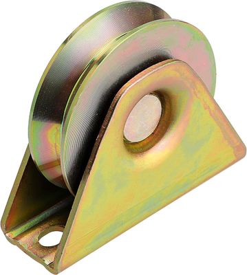 Χρώμα Ζυγισμένο από χάλυβα τροχαίο τροχός πύλης στρογγυλής μορφής V τροχός τροχός κυλίνδρων εξαρτήματα πόρτας