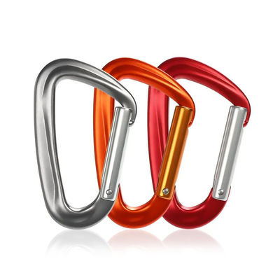Καλή τιμή. Αλουμινίου D σχήμα Carabiner Clip 24KN Snap Hook για διάφορες εφαρμογές σε απευθείας σύνδεση