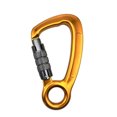 Καλή τιμή. Βιομηχανία 30KN Snap Hook και 7075 Aluminium Carabiner με βίδα σε απευθείας σύνδεση