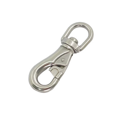 Καλή τιμή. Ατσάλι από ανοξείδωτο χάλυβα Bull Eye Swivel Single Snap Hook Marine Grade σε απευθείας σύνδεση