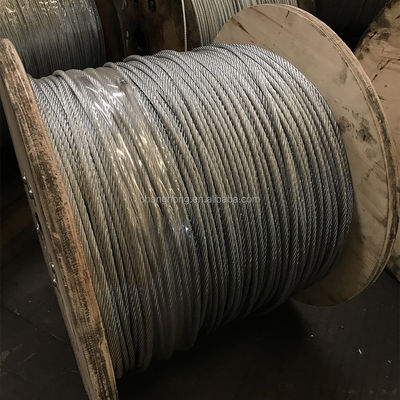Καλή τιμή. 3mm 4mm 5mm 6mm σιδηροδρομικό σχοινί 6x19 FC Ζυγισμένο σιδηροδρομικό σχοινί για ανοχή ανύψωσης ± 1% Πιστοποιητικό ISO9001/ISO14001 σε απευθείας σύνδεση