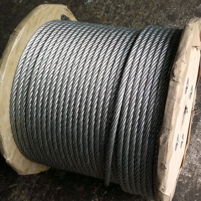 Καλή τιμή. 6x12 7FC Σύρμα σχοινί Σύρμα σχοινί Ατσάλι άνθρακα Υψηλής αντοχής 6mm Ζυγισμένο ατσάλι καλώδιο σχοινί Πρότυπο AiSi σε απευθείας σύνδεση