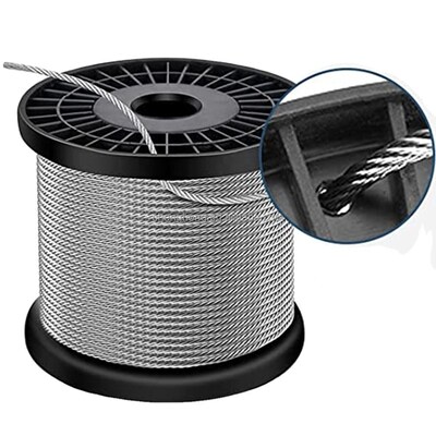 Καλή τιμή. AISI304 304L 316 316L Ατσάλινο σύρμα σχοινί SS καλώδιο με κατασκευή 7x7 για θαλάσσιες εφαρμογές online