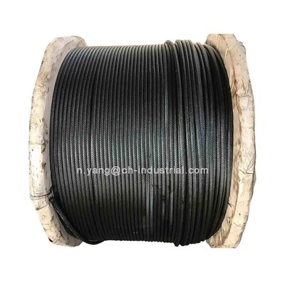 Καλή τιμή. ASTM Standard 7x7 Kabel aus verzinktem Drahtseil mit schwarzer Pulverbeschichtung für Bühne und Film online