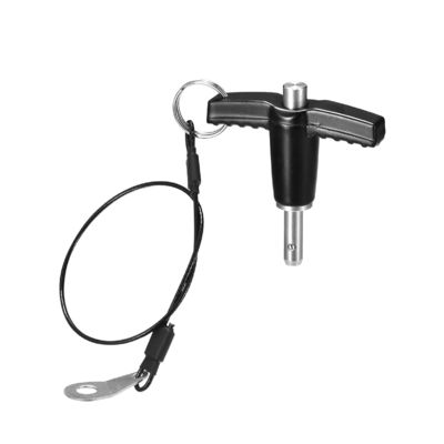 Καλή τιμή. Πείρος ταχείας απελευθέρωσης με λαβή Τ και κουμπί για ανθεκτικό και ασφαλές κλείδωμα μπάλας σε απευθείας σύνδεση