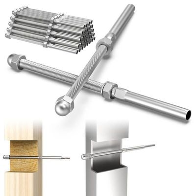 Καλή τιμή. Σφιγκτήρας Swage Θαλάσσης με Υψηλή Αντοχή σε εφελκυσμό και Αντοχή στην κόπωση για Συστήματα Κιγκλιδωμάτων με Καλώδια σε απευθείας σύνδεση