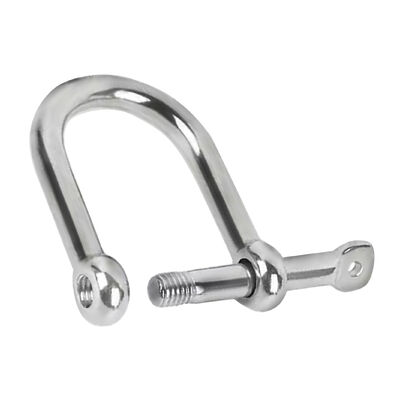 Καλή τιμή. Ατσάλι από ανοξείδωτο χάλυβα Dee Shackle D Shape Screw Pin Μεγάλα αλυσίδα βίδας για σκάφη σε απευθείας σύνδεση