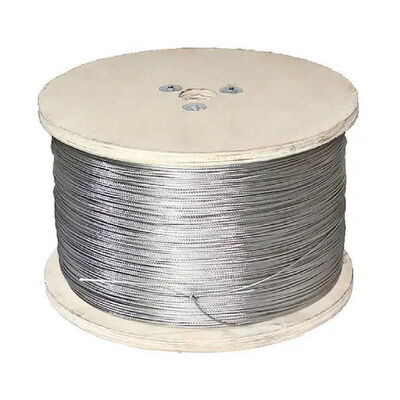 Καλή τιμή. Υψηλής αντοχής σχοινί από ανοξείδωτο χάλυβα 7x19 κατάλληλο για βιομηχανικά περιβάλλοντα υψηλής θερμοκρασίας και υψηλής διάβρωσης σε απευθείας σύνδεση