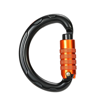 Καλή τιμή. Χονδρική πώληση 20kN Outdoor Carabiner Clip με προσαρμοσμένο λογότυπο και χρώμα, αλουμινένιο καραμπίνερ στρογγυλού σχήματος για βράχια με αυτόματο κλείδωμα σε απευθείας σύνδεση