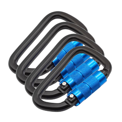 Καλή τιμή. 9kN Premium Anodized Aluminium Alloy Twist Lock Carabiner Clip για τσάντα σε απευθείας σύνδεση