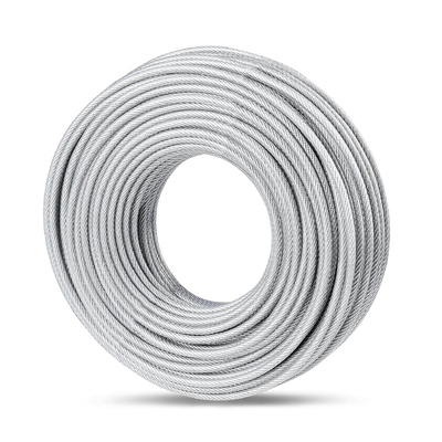 Καλή τιμή. Υψηλής χωρητικότητας 1x7 7x7 1x19 7x19 PVC επικαλυμμένο σύρμα από ανοξείδωτο χάλυβα για κατασκευές σε απευθείας σύνδεση