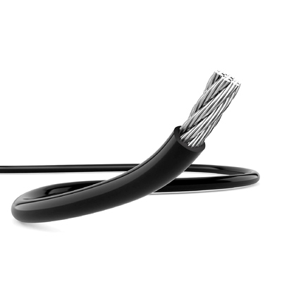 Καλή τιμή. 8x19+WS PVC επικαλυμμένο γαλβανισμένο χάλυβα σύρμα σκοινί για ρούχα σκοινί φώτα κρέμασμα σε απευθείας σύνδεση