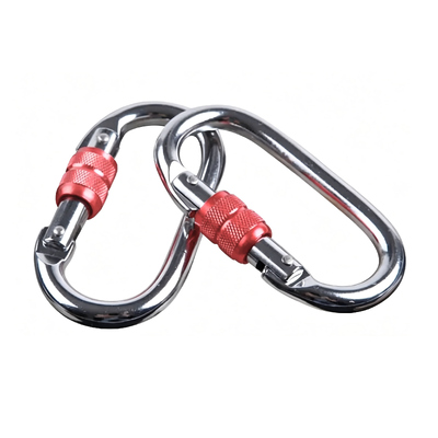Καλή τιμή. Καραμπίνερ αναρρίχησης 25kN 5620Lbs Heavy Duty Locking Carabiner Clip Industrial Twist Lock Carabiners για αναρρίχηση σε απευθείας σύνδεση