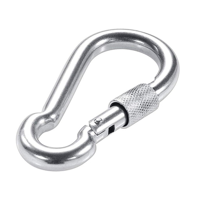Καλή τιμή. 304 Stainless Steel Carabiner DIN5299 Ελατήριο Snap Hook με μάτι και βίδα σε απευθείας σύνδεση