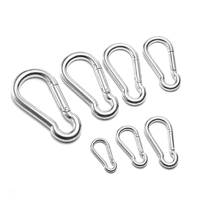 Καλή τιμή. Ασφάλεια βαρύ φορτίο M4-M12 304 316 Stainless Steel Carabiner Σχήμα κολοκύθας Στροφή Κάντικα ελατήρια σε απευθείας σύνδεση