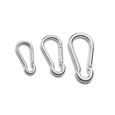 Καλή τιμή. Factory Direct Wholesale Carabiner Hook Hardware 304 316 Springs Ανοξείδωτα κουμπιά αναρρίχησης άγκιστρα σε απευθείας σύνδεση