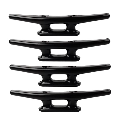 Καλή τιμή. Nylon Boat Cleats Black Marine Grade Marine Boat Yacht Nylon Cleat Dock Cleats for Rope Kayak Mooring Canoe σε απευθείας σύνδεση
